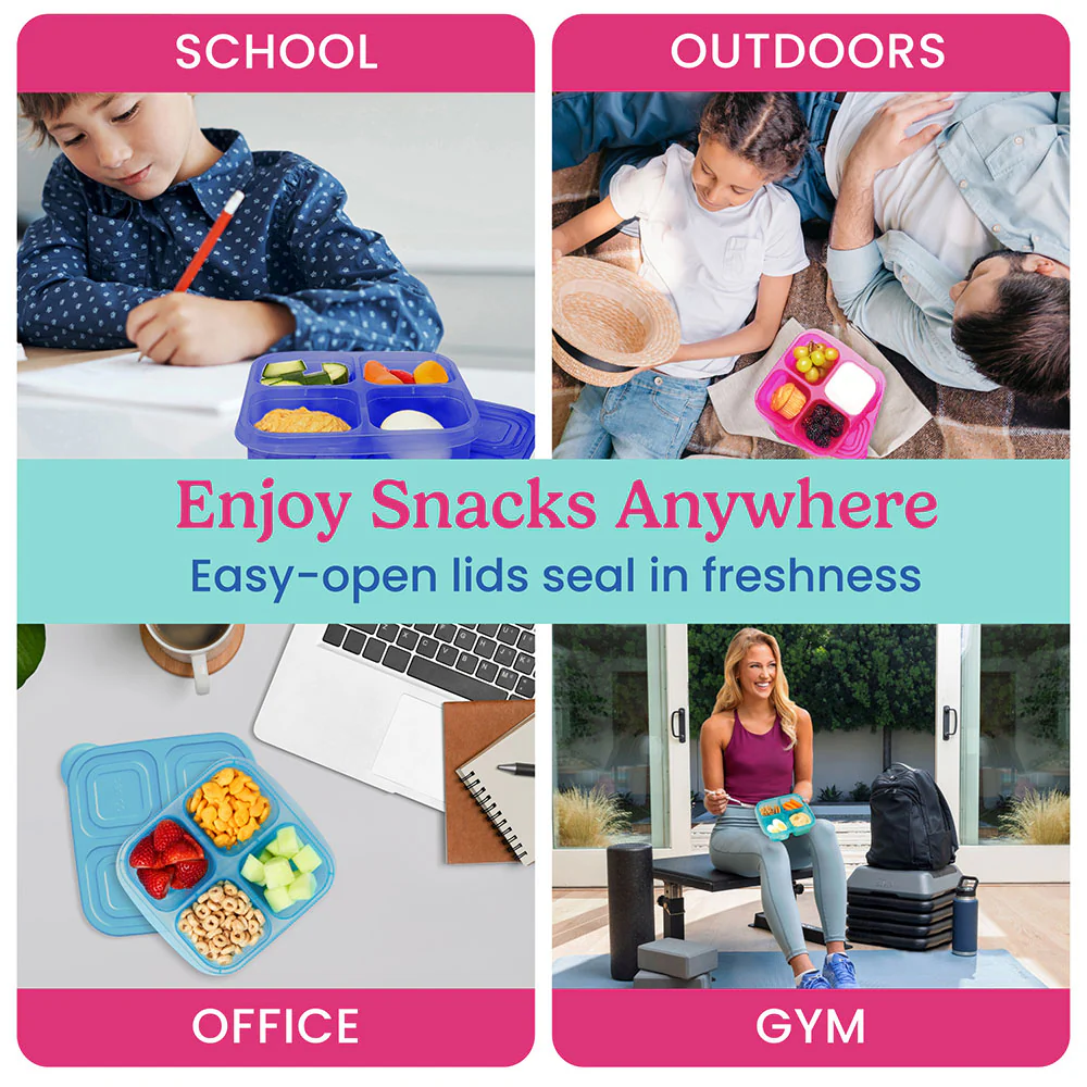 Bentgo Easyboxes 4-Compartment Snack Containers 20-Piece Set - Image 15