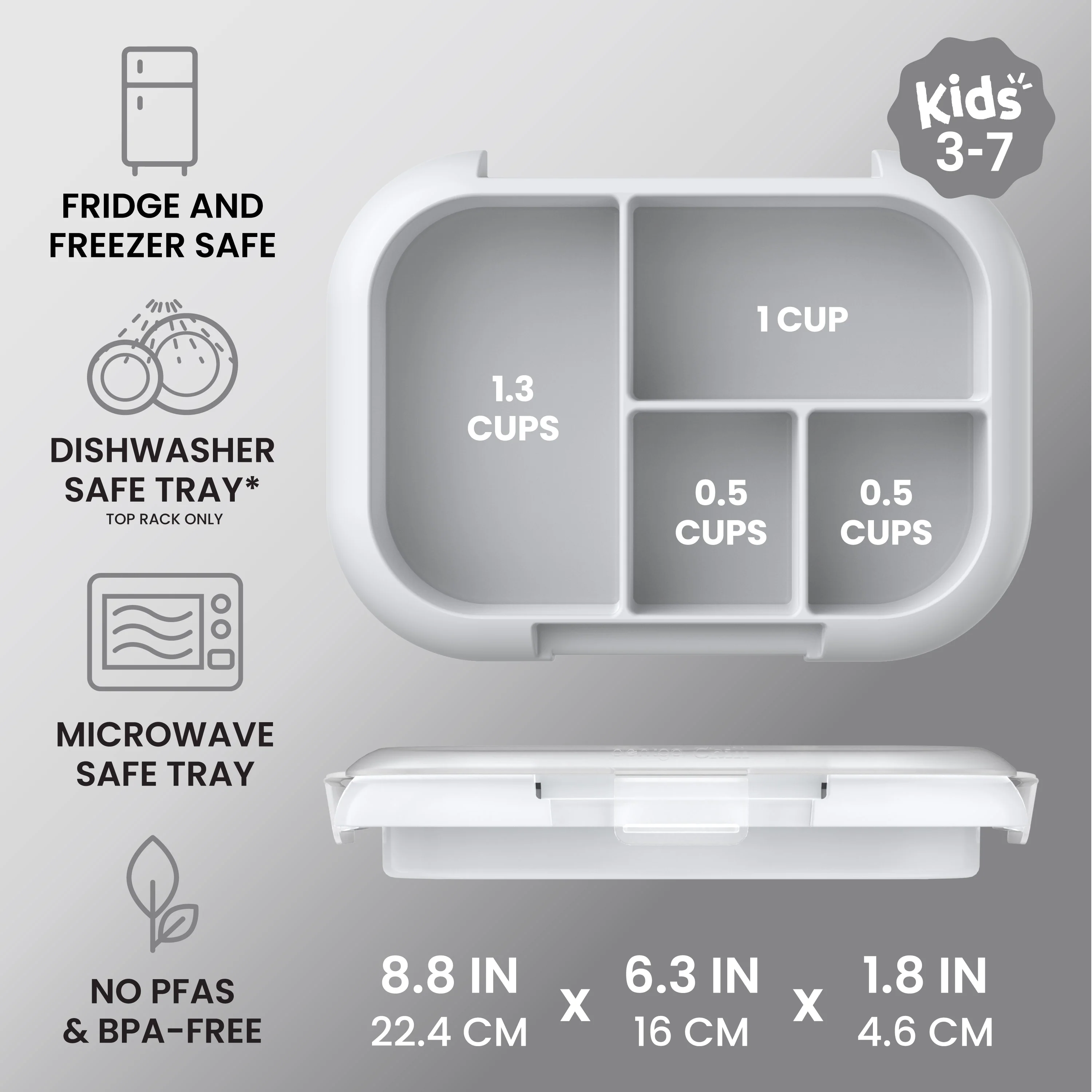 Bentgo Chill Kids Tray with Transparent Cover - Image 11