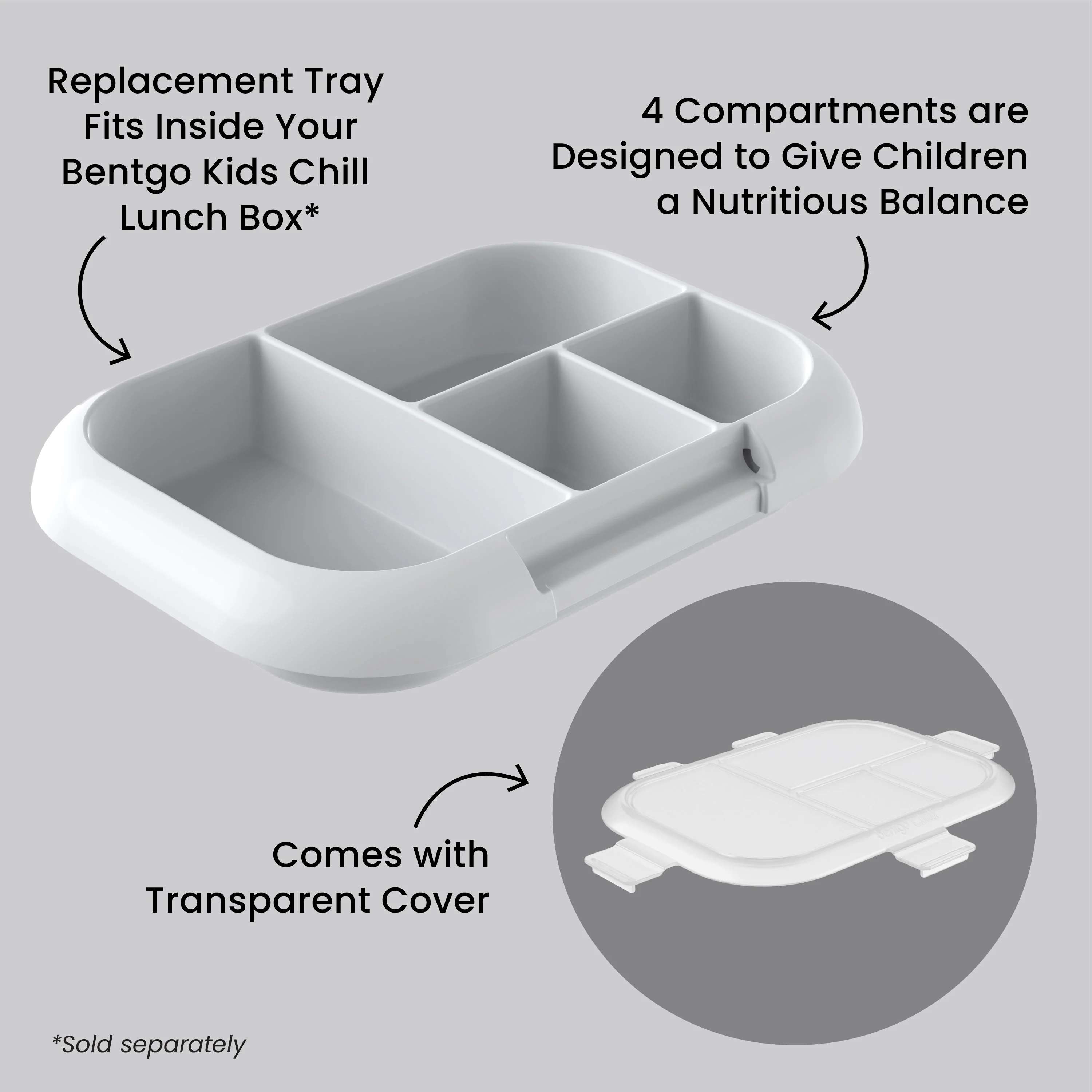 Bentgo Chill Kids Tray with Transparent Cover - Image 12