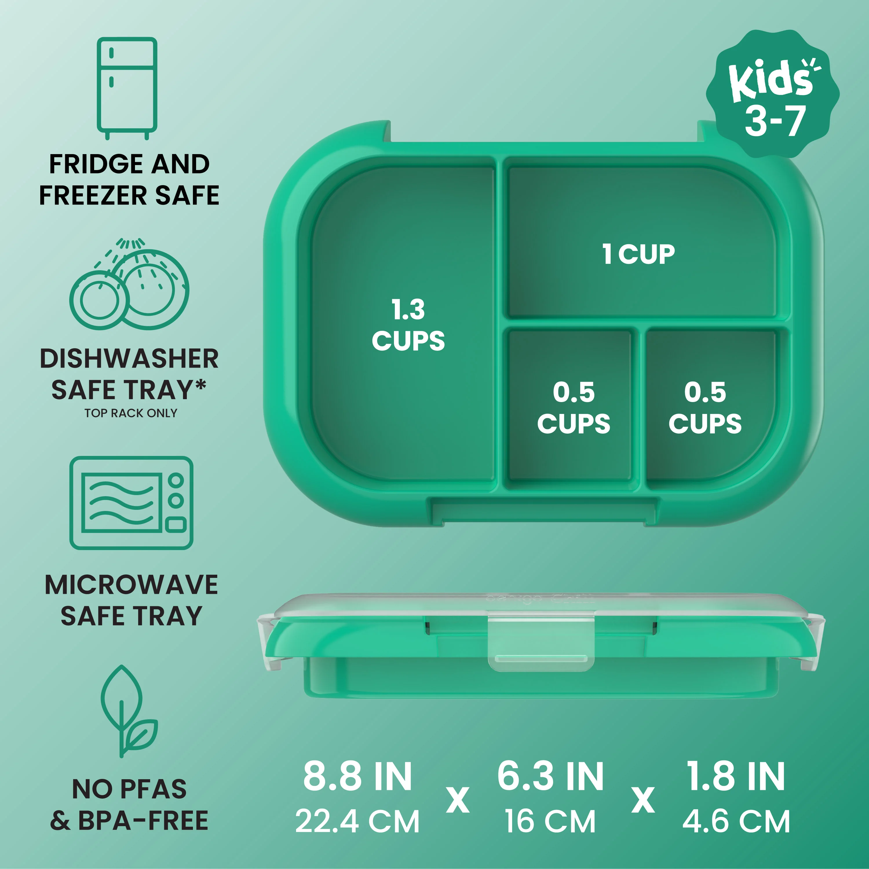 Bentgo Chill Kids Tray with Transparent Cover - Image 15