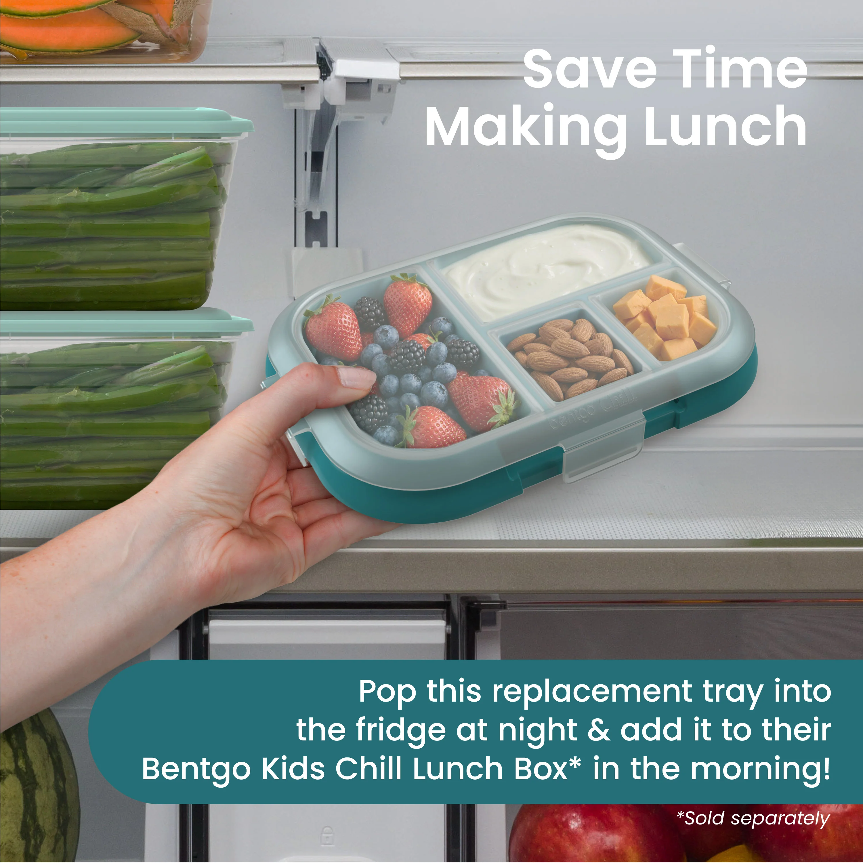 Bentgo Chill Kids Tray with Transparent Cover - Image 34