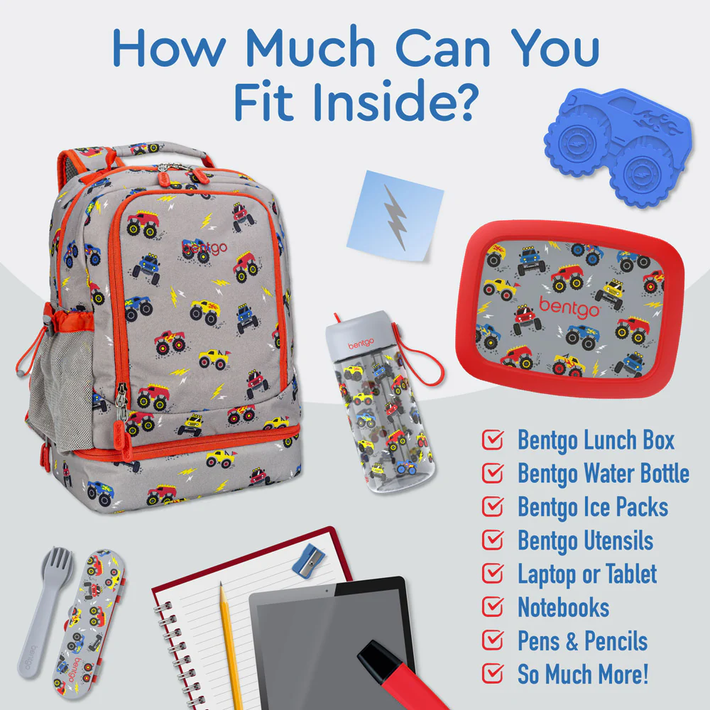 Bentgo Kids Prints 2-in-1 Backpack & Lunch Bag - Image 10