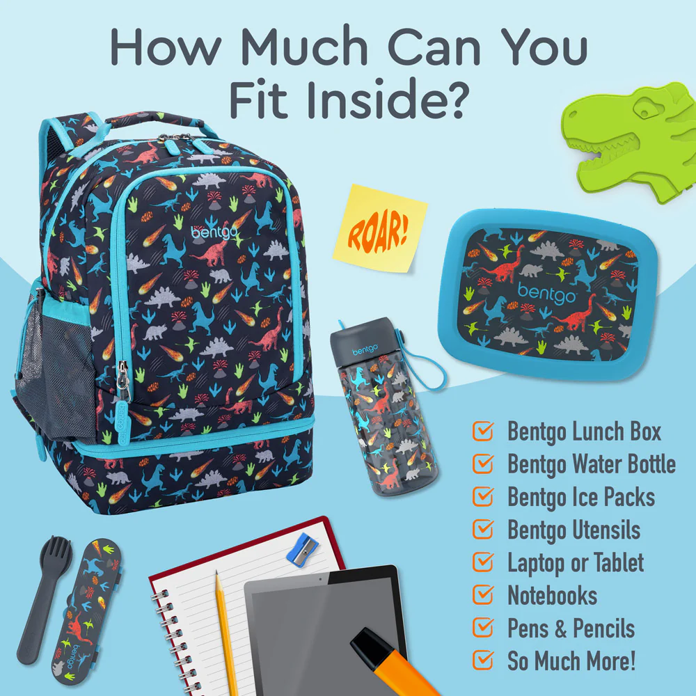 Bentgo Kids Prints 2-in-1 Backpack & Lunch Bag - Image 22