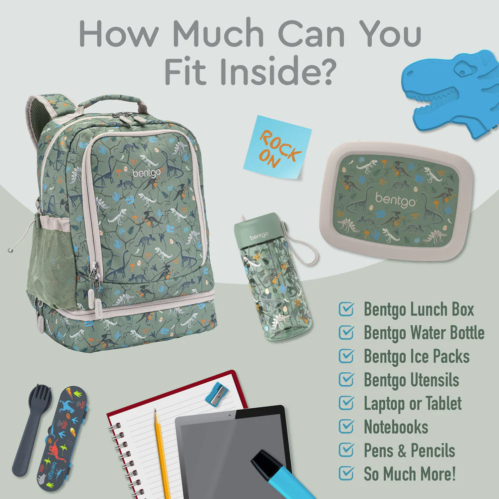 Bentgo Kids Prints 2-in-1 Backpack & Lunch Bag - Image 40