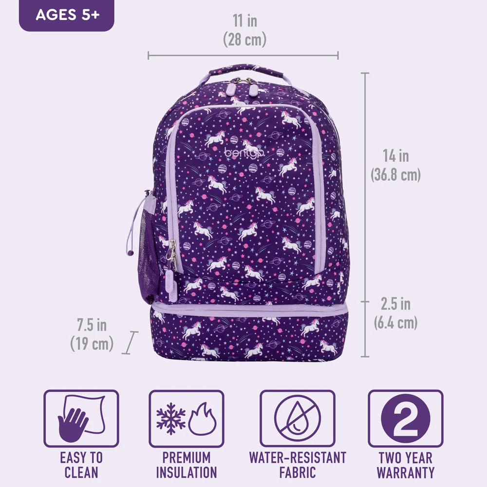 Bentgo Kids Prints 2-in-1 Backpack & Lunch Bag - Image 5