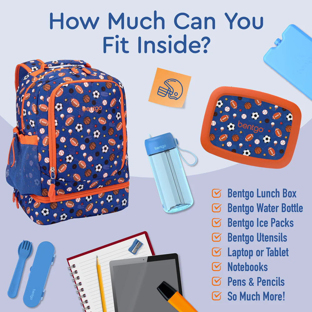 Bentgo Kids Prints 2-in-1 Backpack & Lunch Bag - Image 64