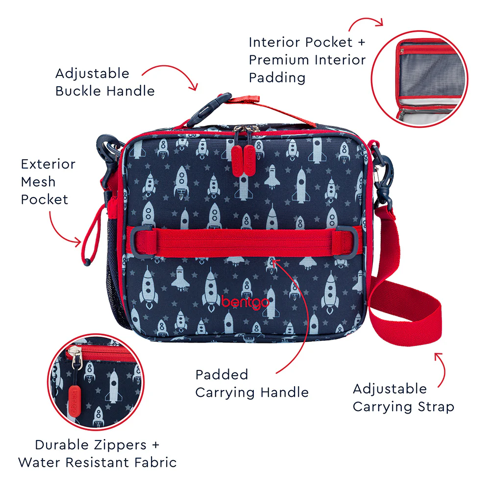 Bentgo Kids Prints Lunch Box, Lunch Bag, & Ice Packs - Image 10
