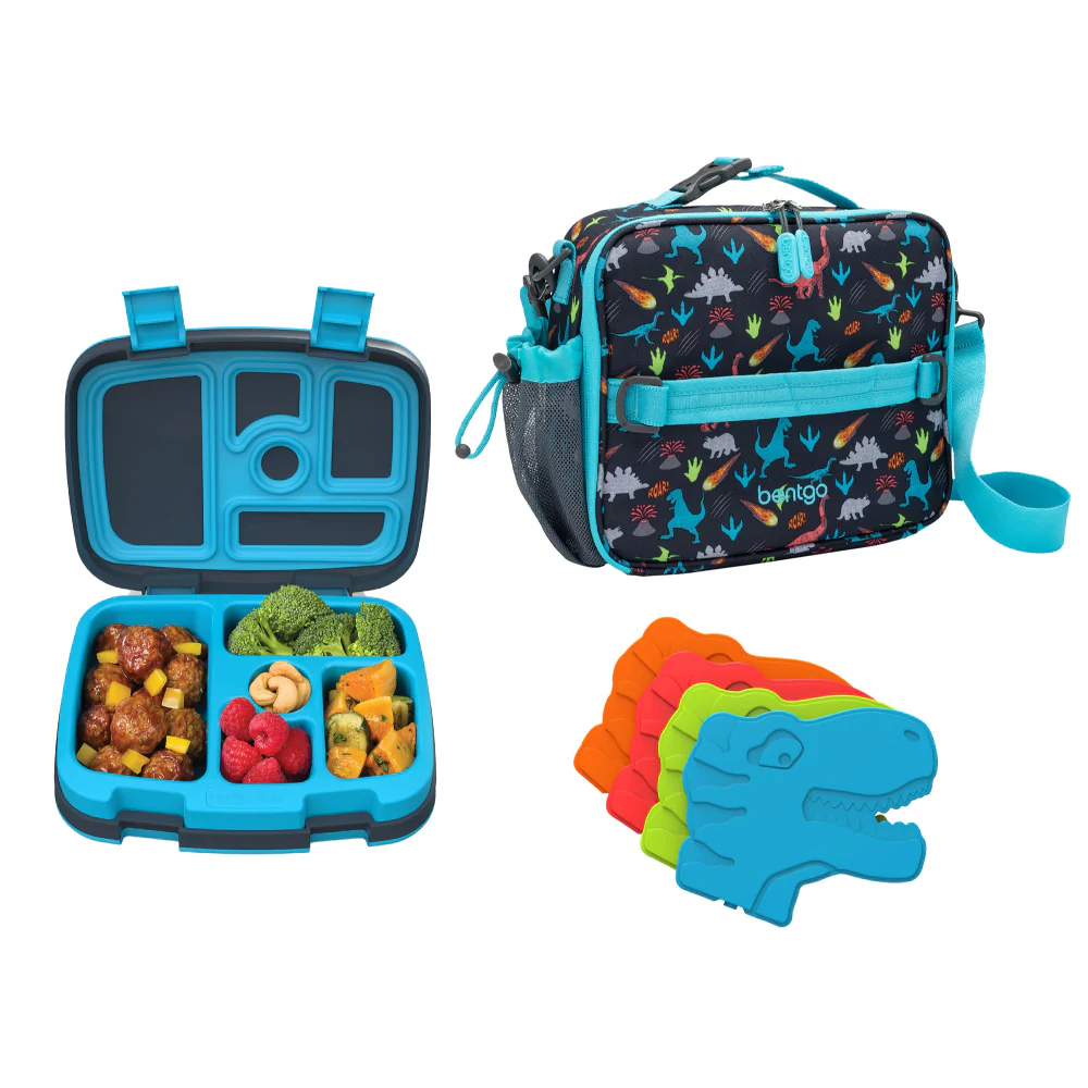 Bentgo Kids Prints Lunch Box, Lunch Bag, & Ice Packs - Image 16