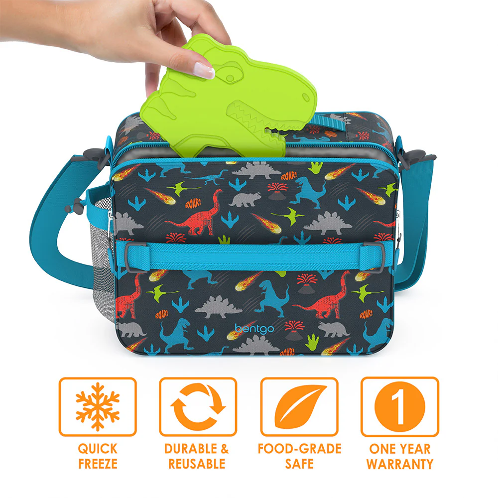 Bentgo Kids Prints Lunch Box, Lunch Bag, & Ice Packs - Image 29