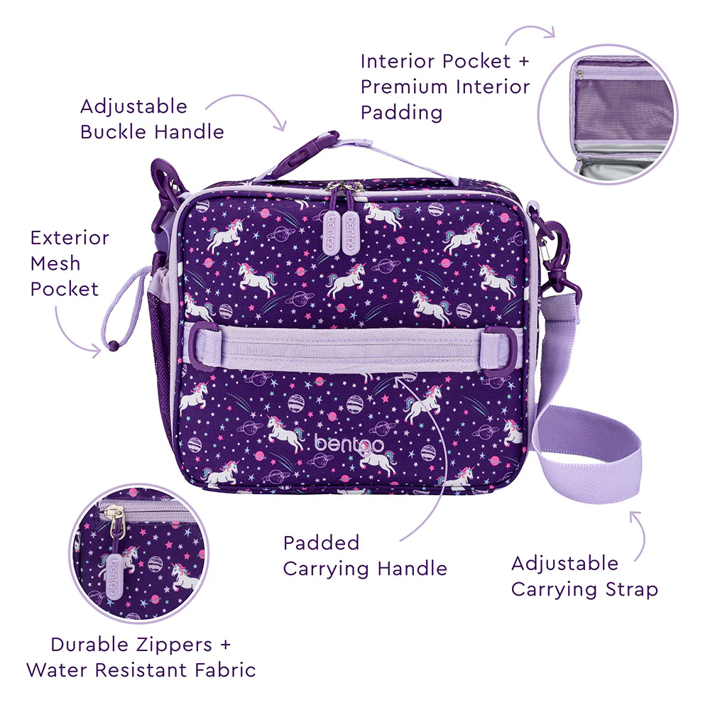 Bentgo Kids Prints Lunch Box, Lunch Bag, & Ice Packs - Image 55