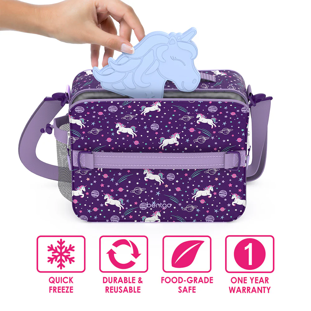 Bentgo Kids Prints Lunch Box, Lunch Bag, & Ice Packs - Image 59