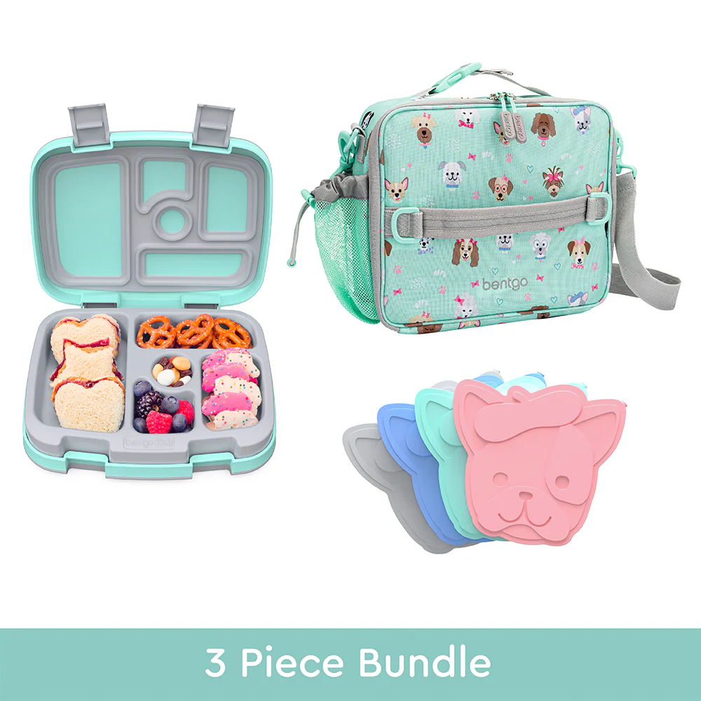 Bentgo Kids Prints Lunch Box, Lunch Bag, & Ice Packs - Image 61