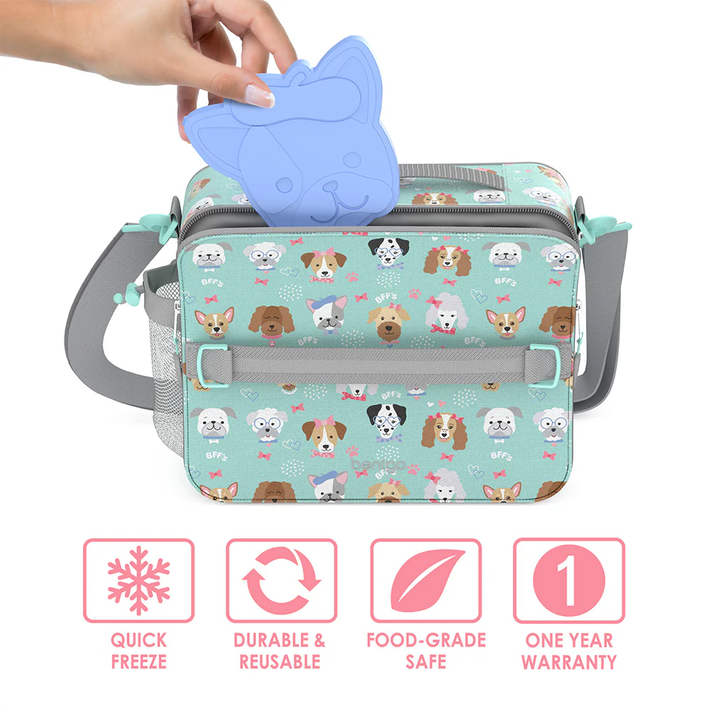 Bentgo Kids Prints Lunch Box, Lunch Bag, & Ice Packs - Image 74