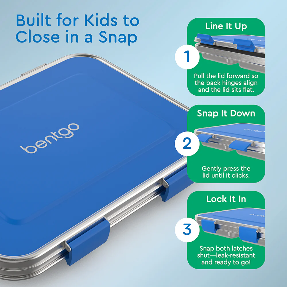 Bentgo Kids Stainless Steel Lunch Box - Image 4