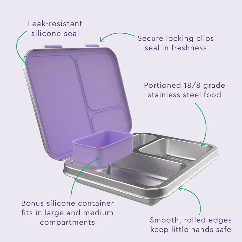Bentgo Kids Stainless Steel Prints Lunch Box - Image 6