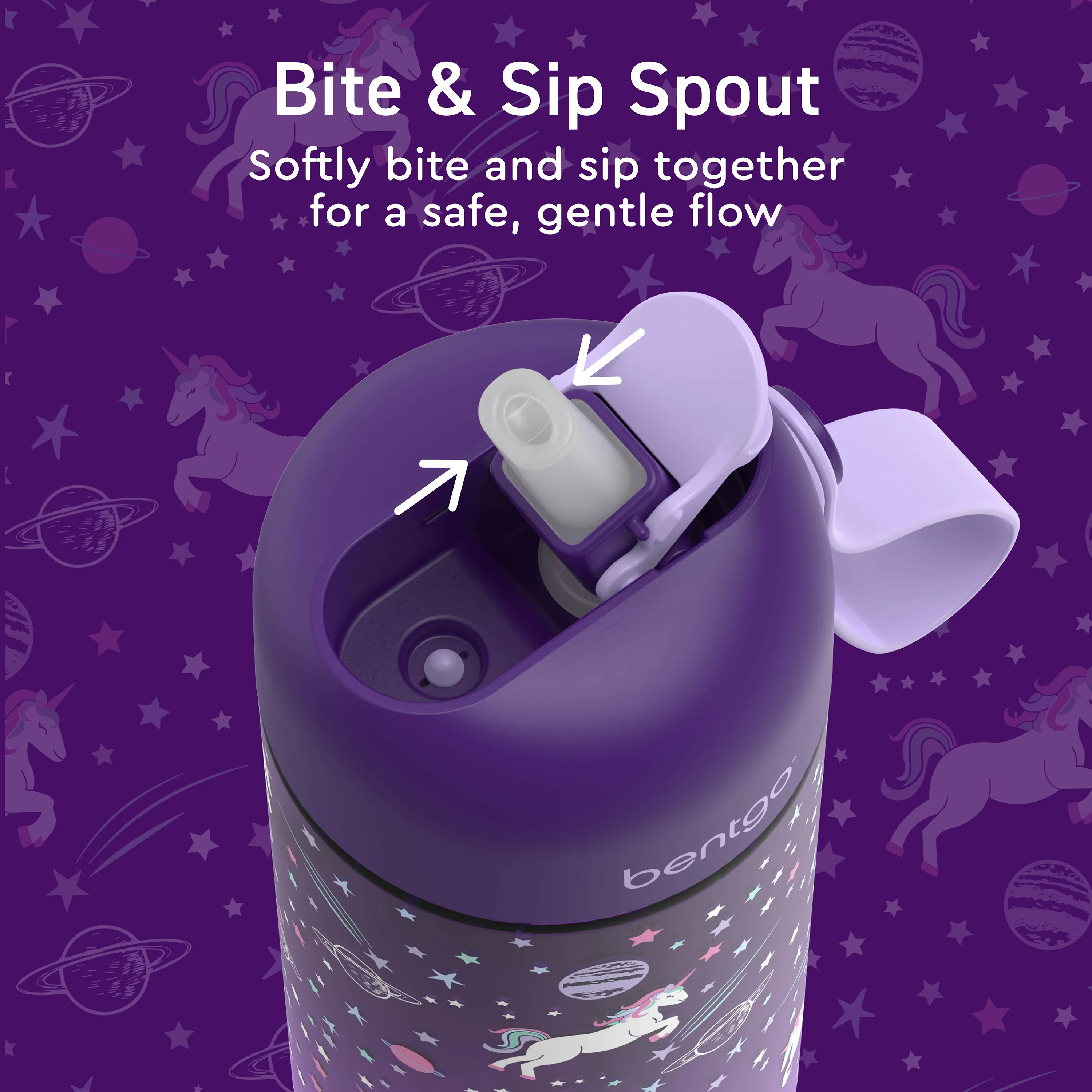 Bentgo Kids Prints Water Bottle (2-Pack) - Image 11