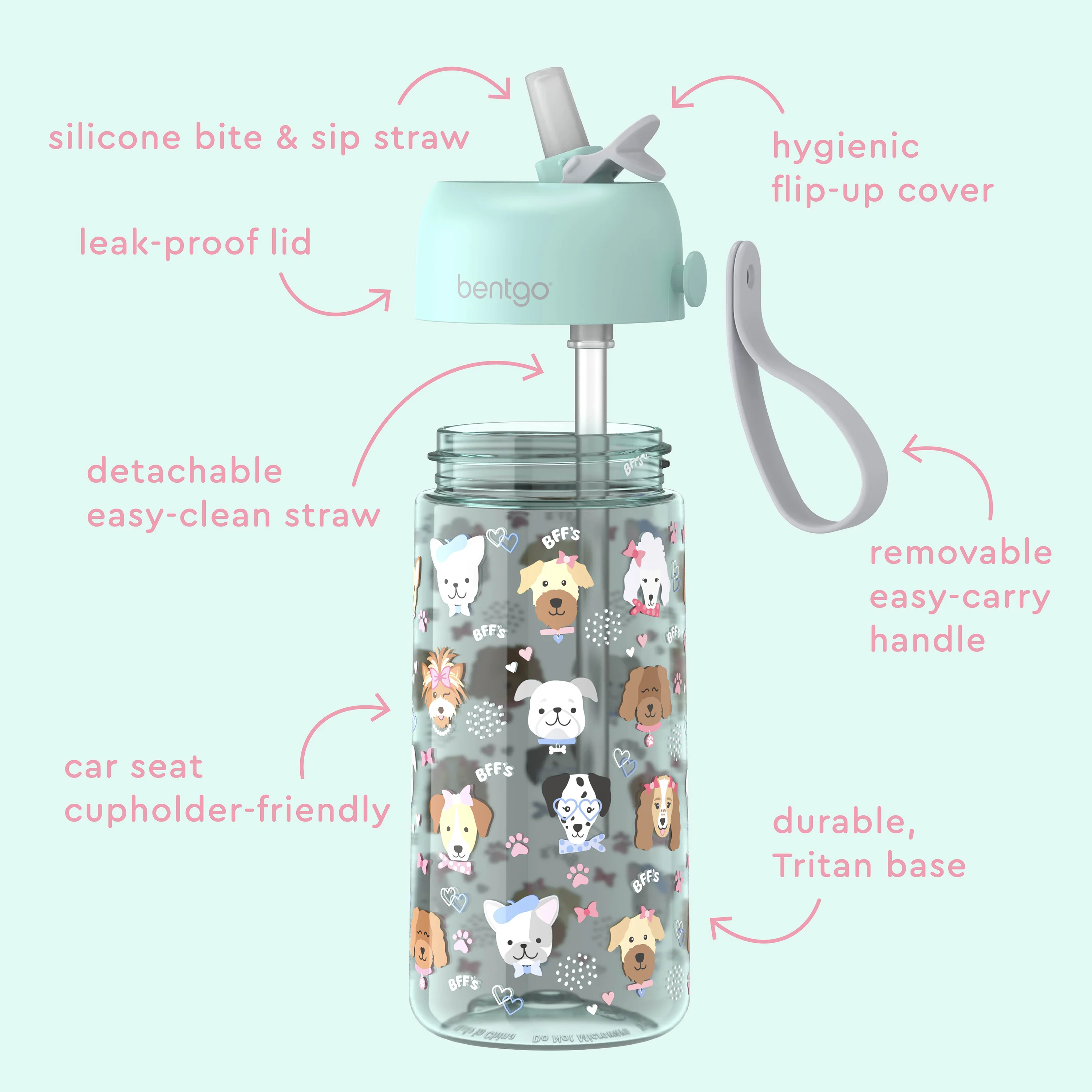 Bentgo Kids Water Bottle - Image 38