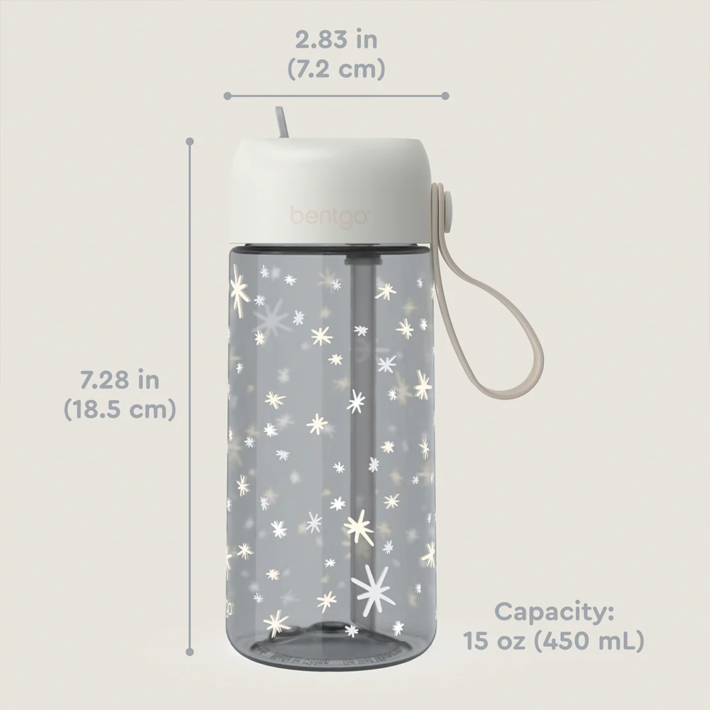 Bentgo Kids Whimsy & Wonder Prints Water Bottle - Image 31
