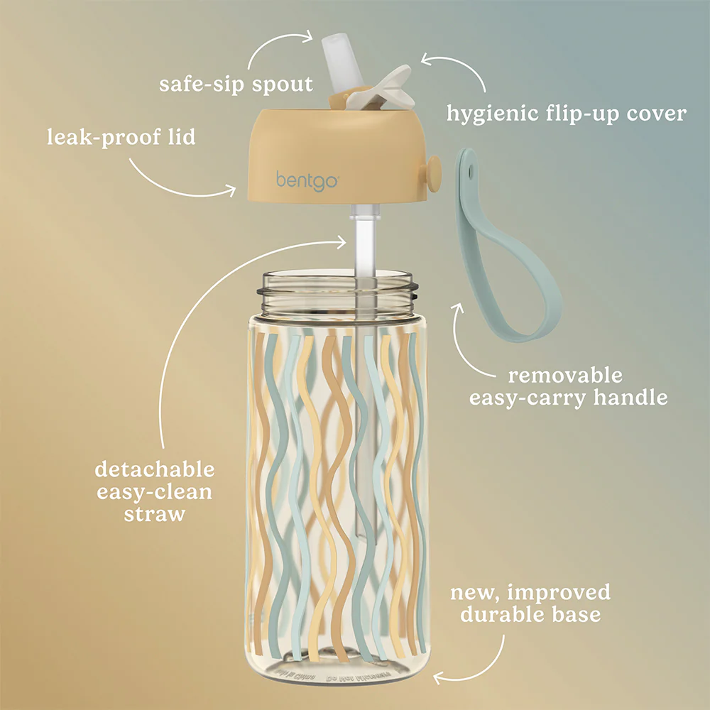 Bentgo Kids Whimsy & Wonder Prints Water Bottle - Image 35