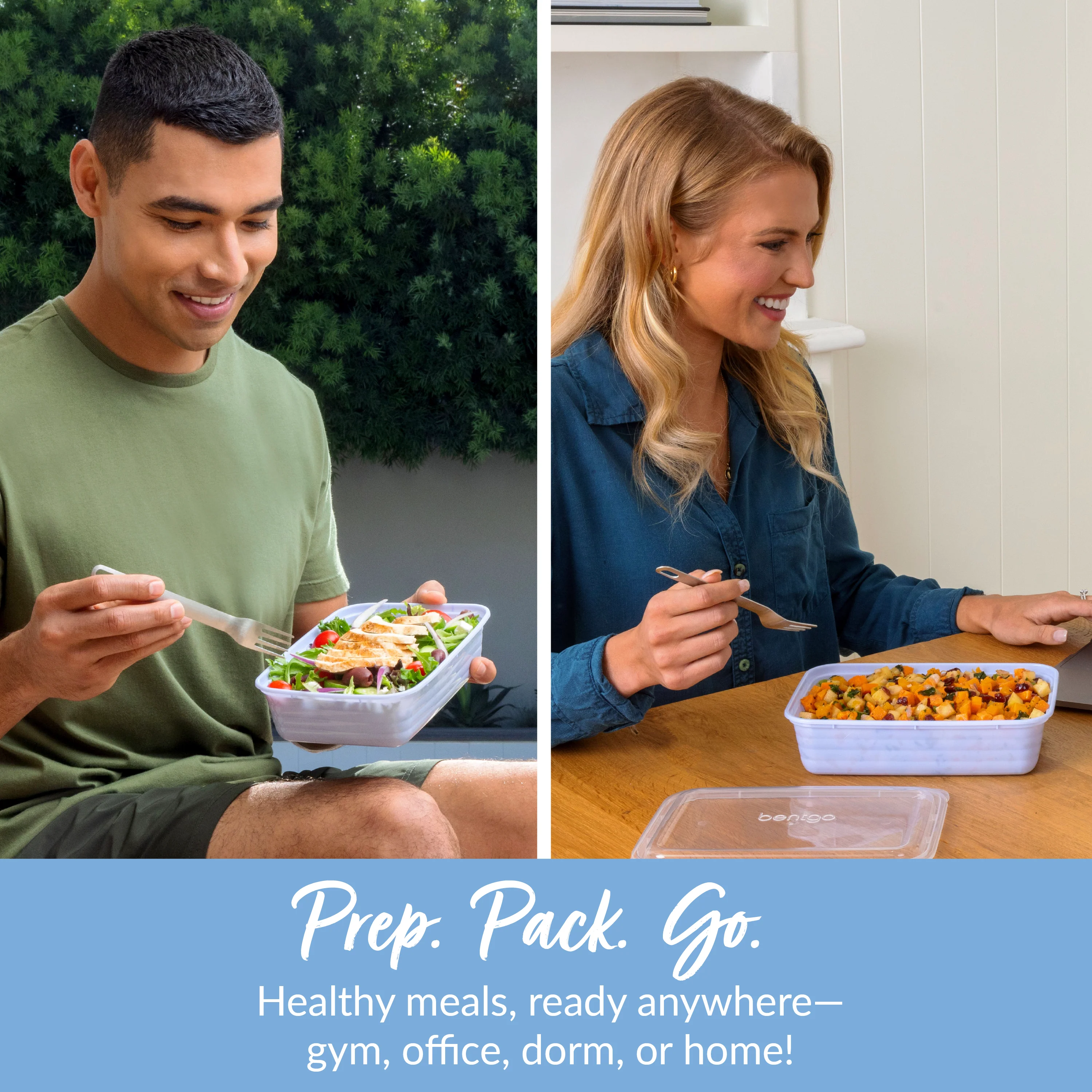 Bentgo Prep 1-Compartment Meal Prep Containers (20-Piece) - Image 11