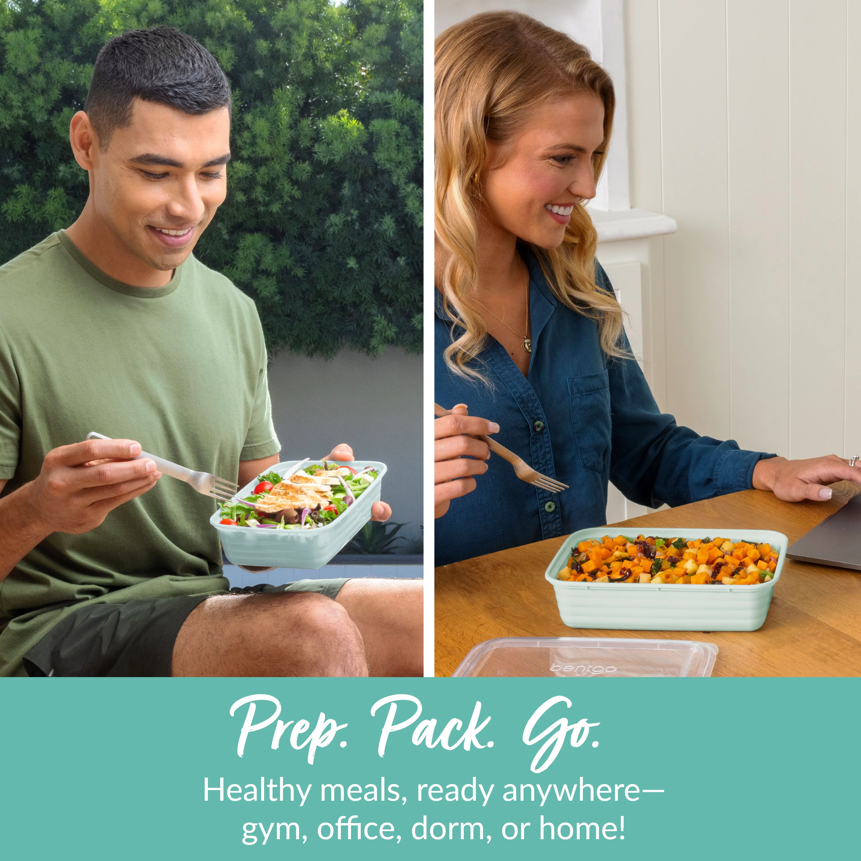 Bentgo Prep 1-Compartment Meal Prep Containers (20-Piece) - Image 27