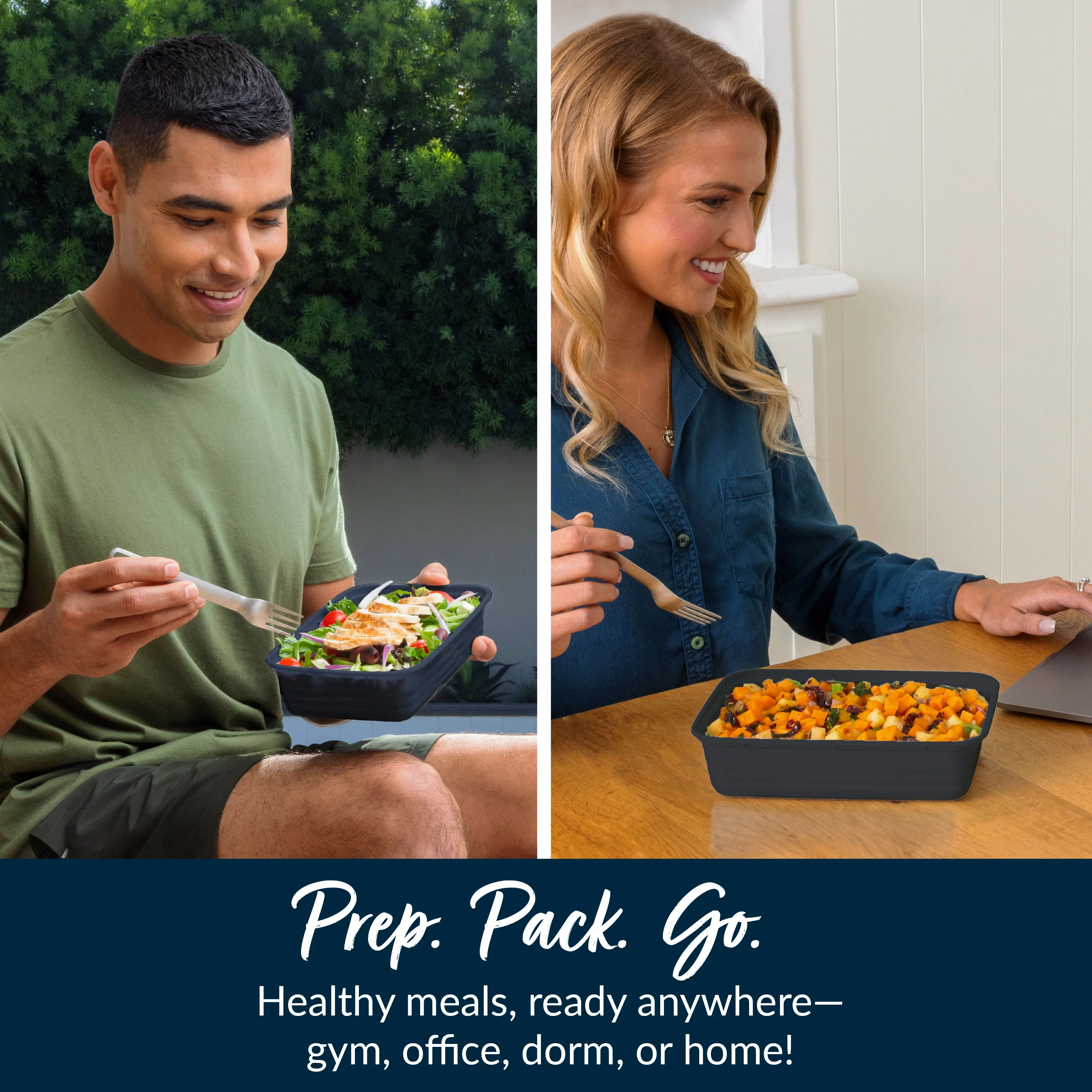 Bentgo Prep 1-Compartment Meal Prep Containers (20-Piece) - Image 58