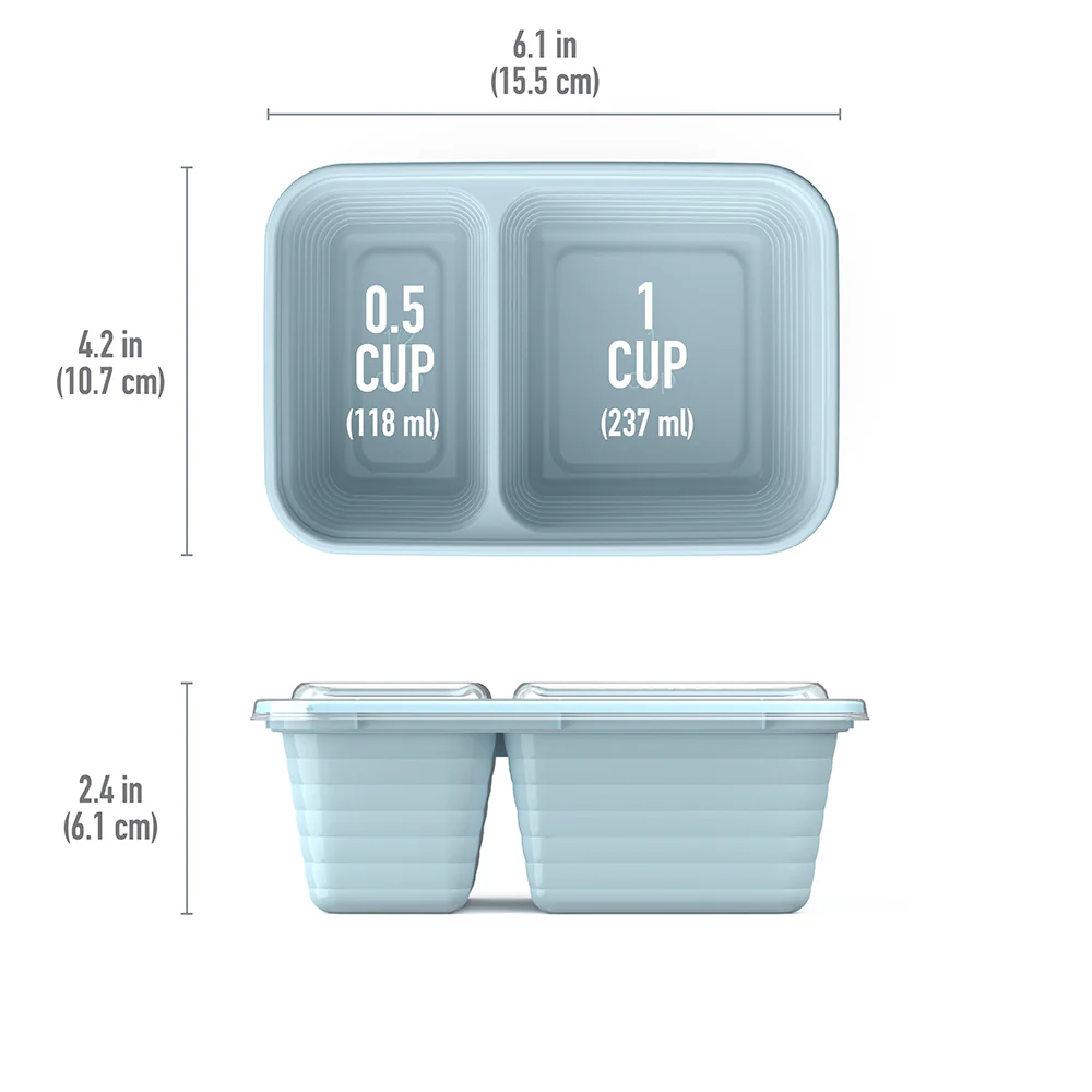 Bentgo Prep 2-Compartment Snack Containers (20-Piece) - Image 23