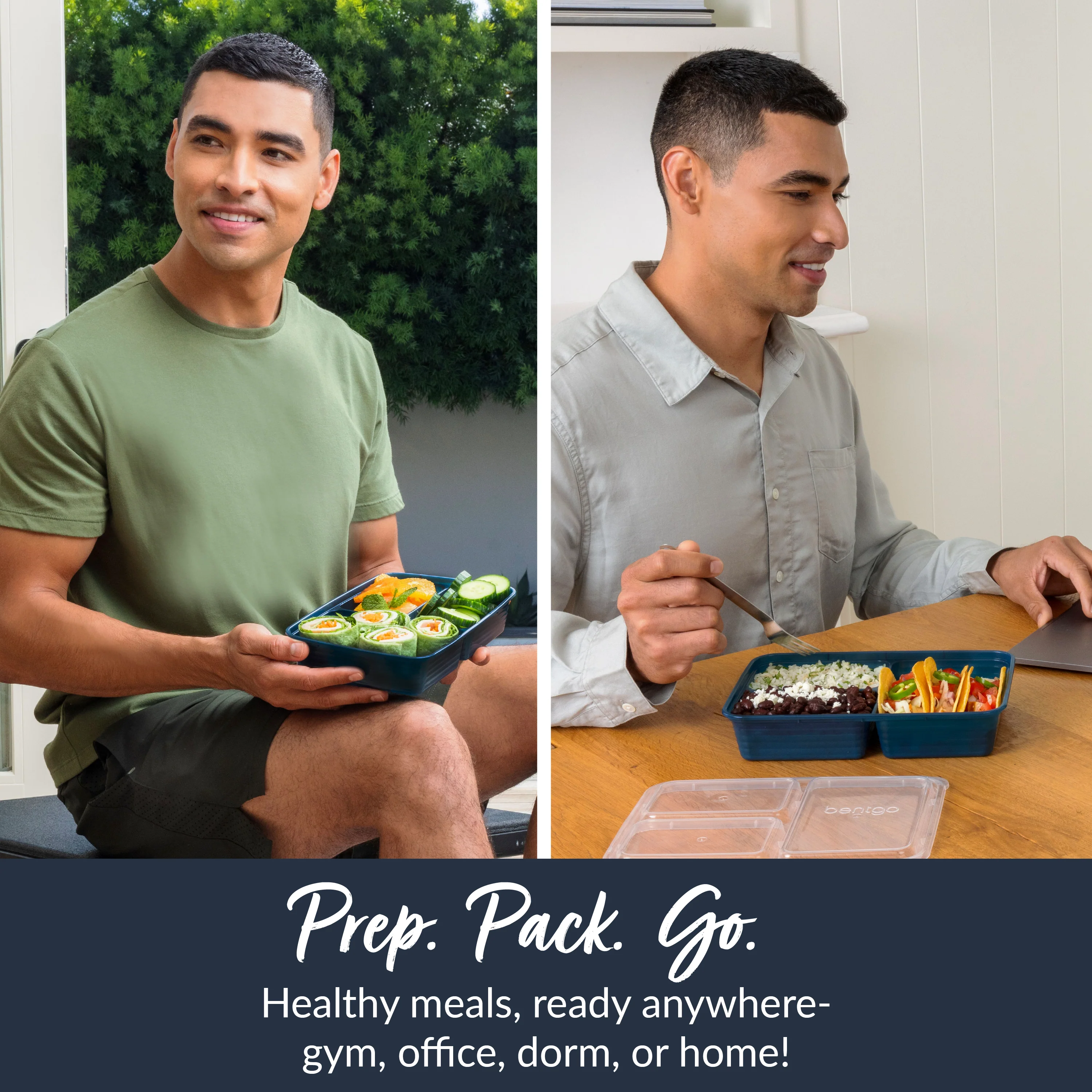 Bentgo Prep 3-Compartment Meal Prep Containers (20-Piece) - Image 11