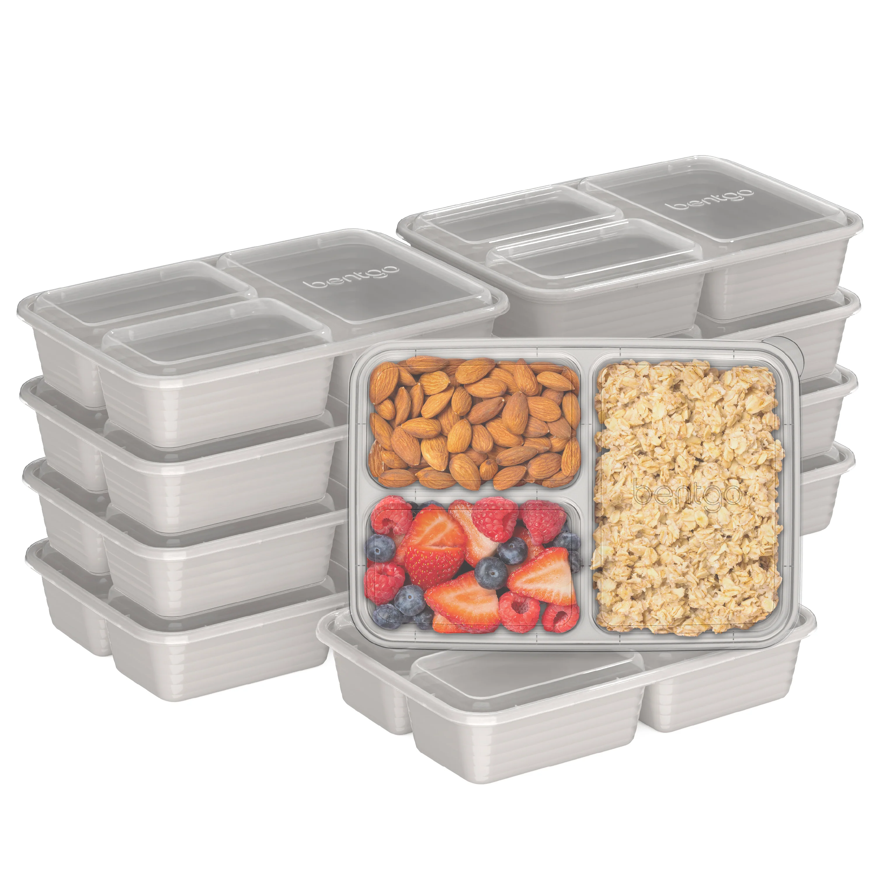 Bentgo Prep 3-Compartment Meal Prep Containers (20-Piece) - Image 25