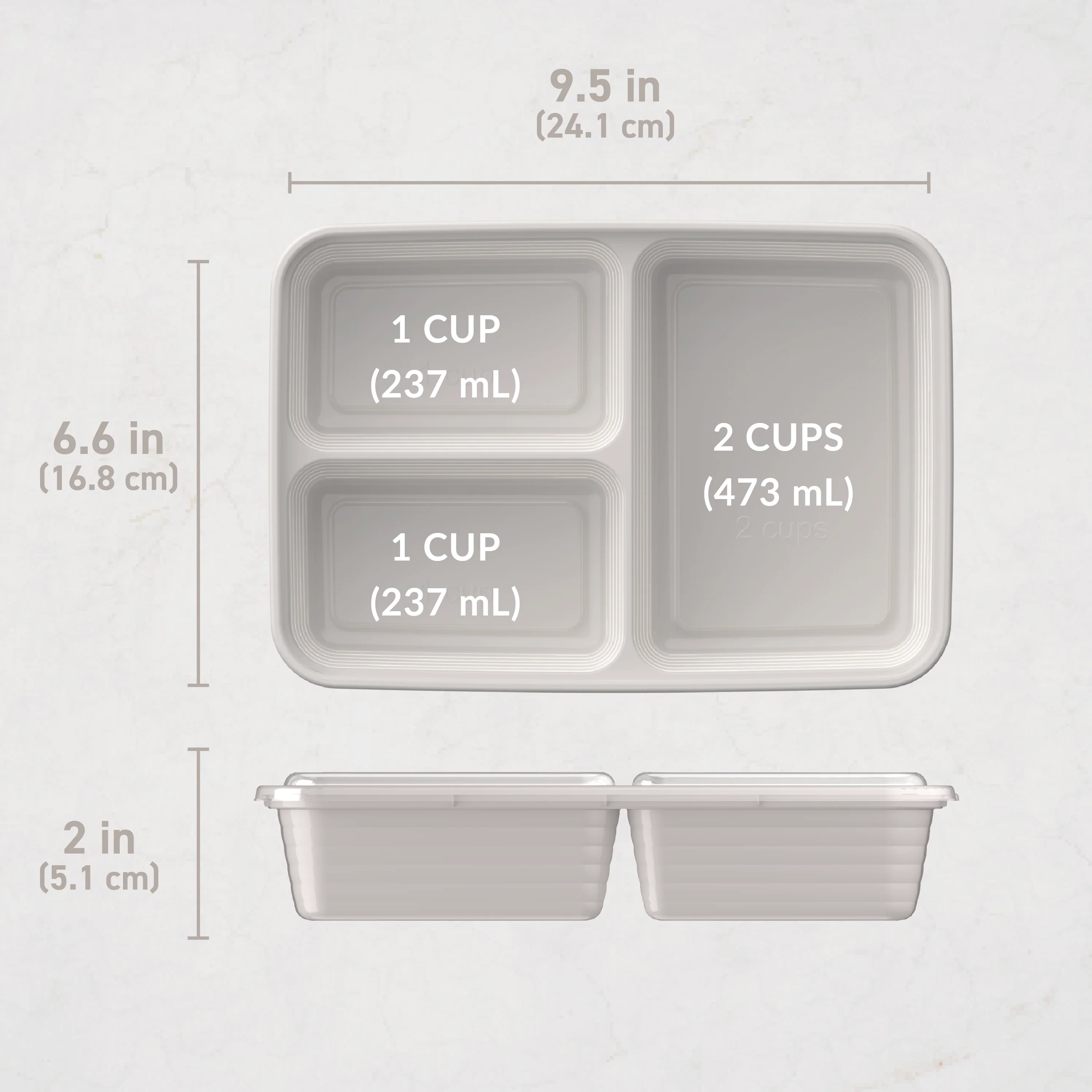 Bentgo Prep 3-Compartment Meal Prep Containers (20-Piece) - Image 31