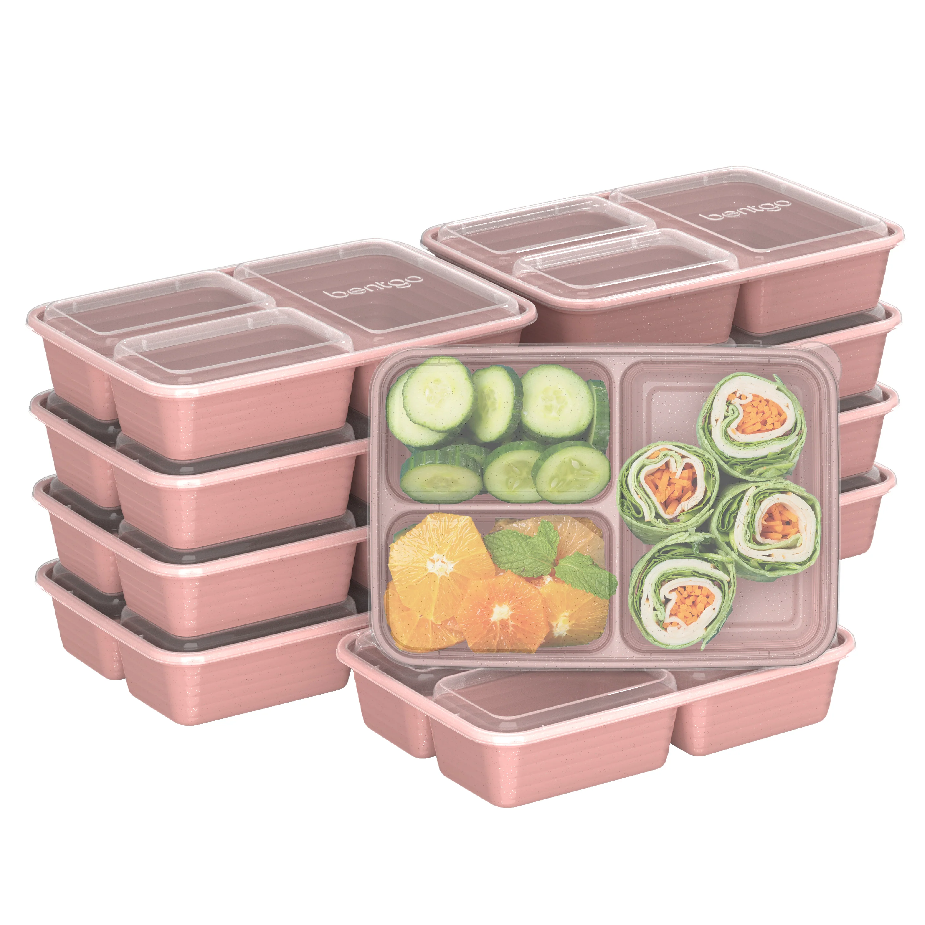 Bentgo Prep 3-Compartment Meal Prep Containers (20-Piece) - Image 33