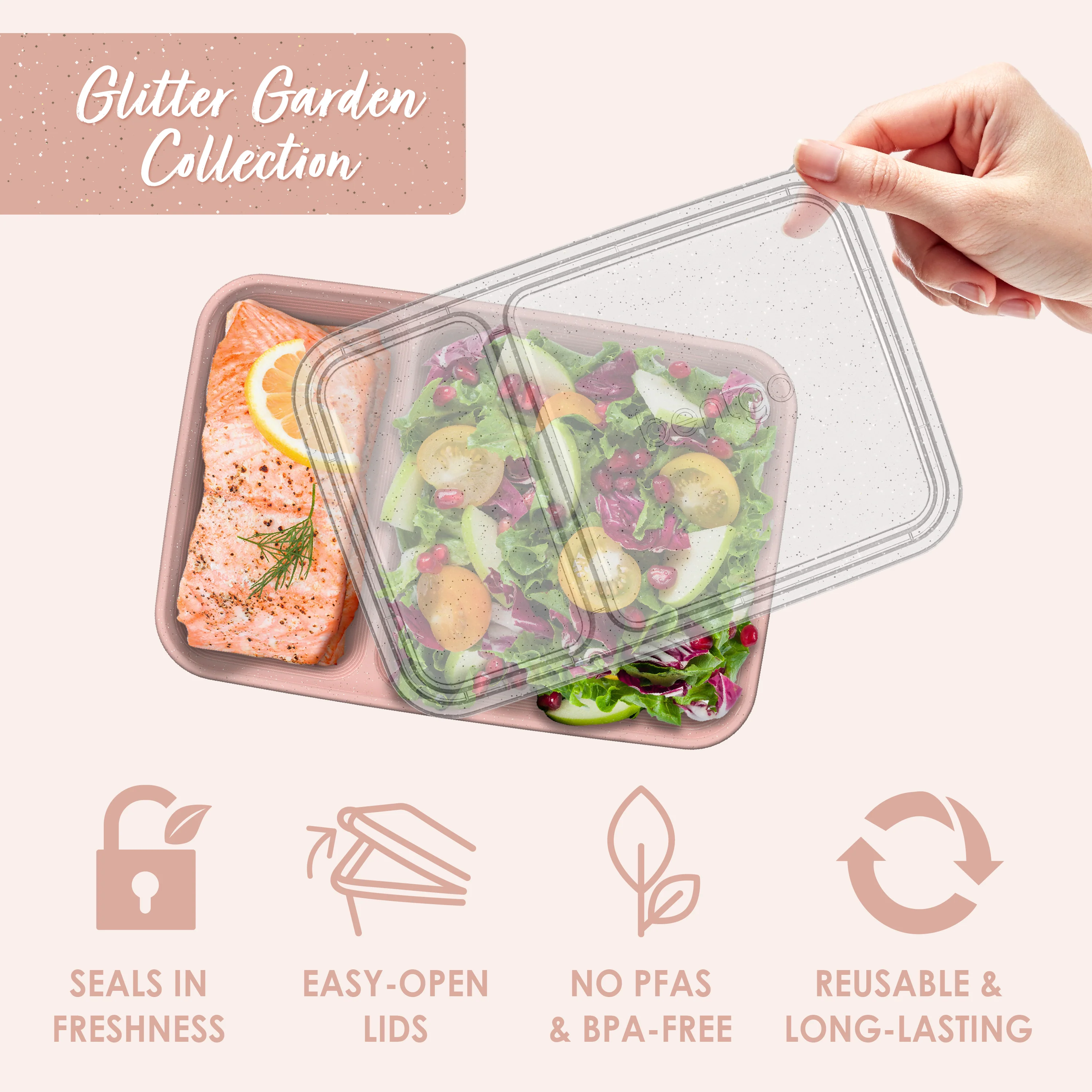 Bentgo Prep 2-Compartment Meal Prep Containers (20-Piece) - Image 76