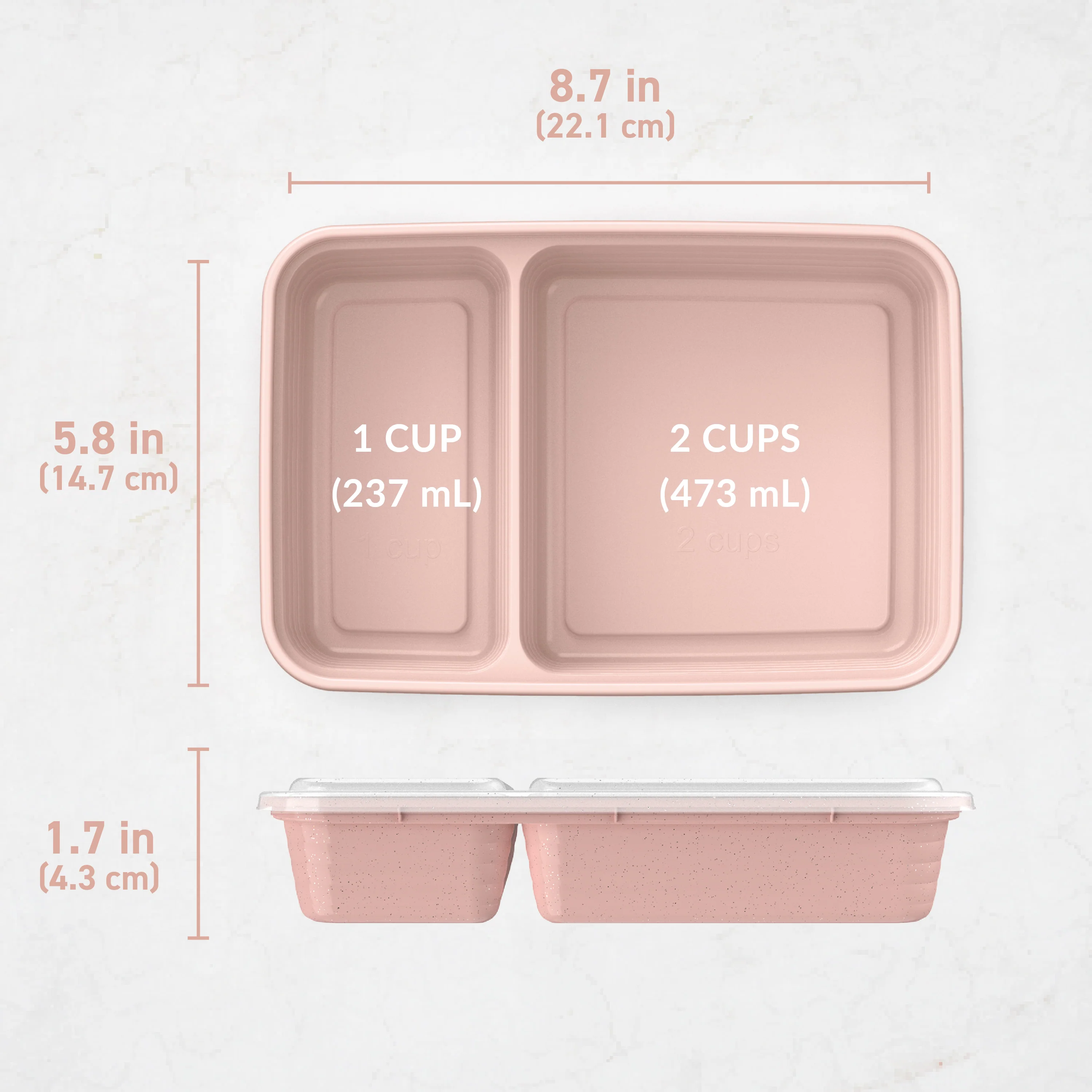 Bentgo Prep 2-Compartment Meal Prep Containers (20-Piece) - Image 79