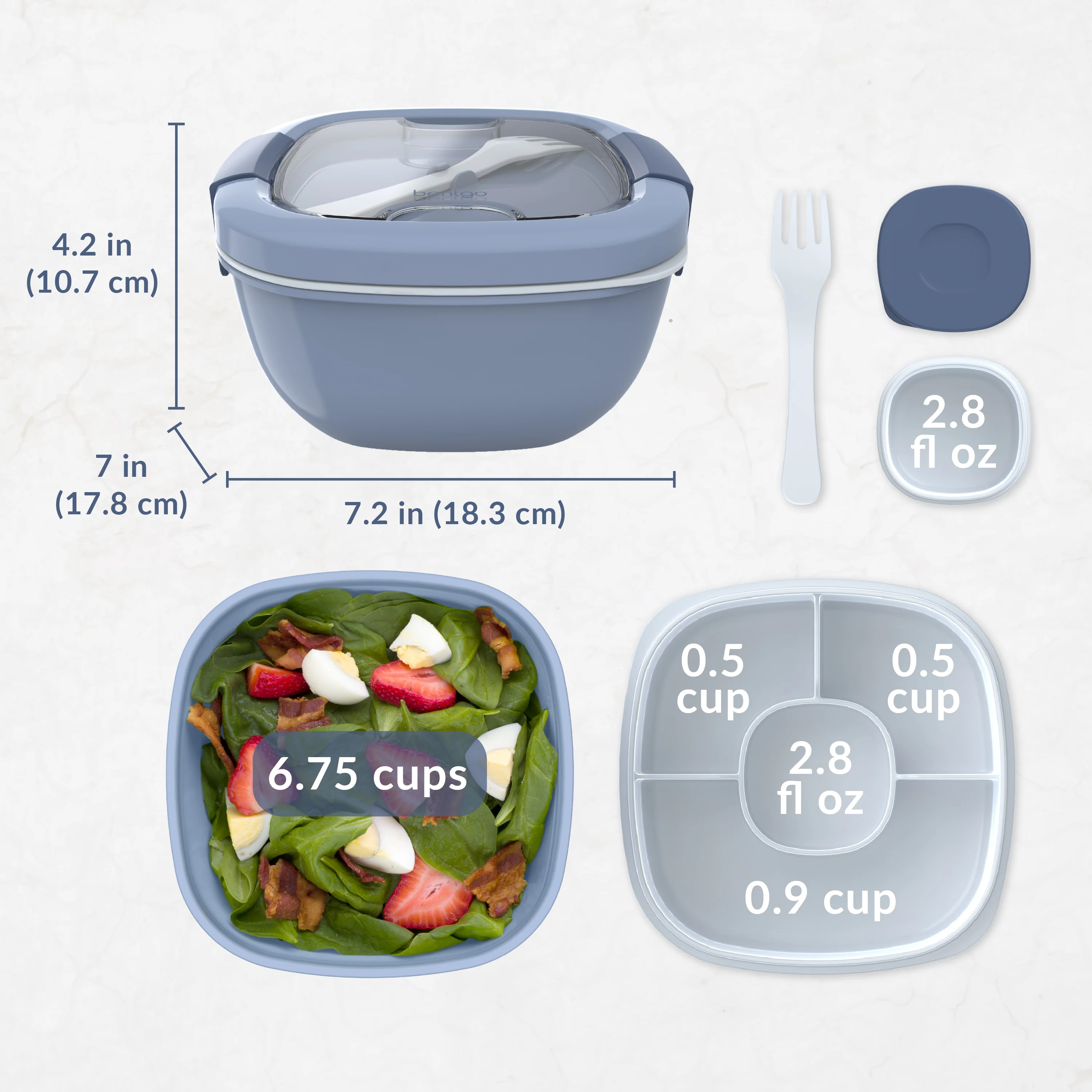 Bentgo All-in-One Salad Container - Image 47