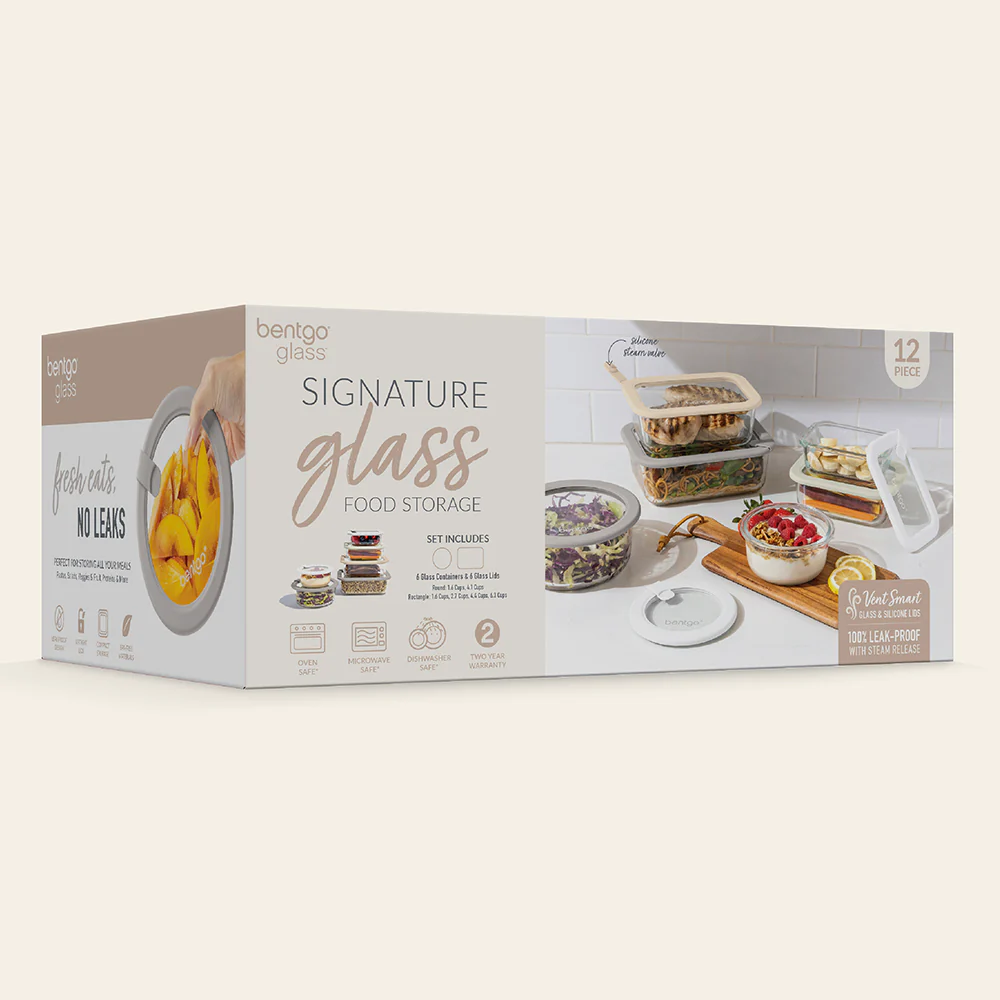 Bentgo Signature Glass Food Storage Set (12-Piece) - Image 7
