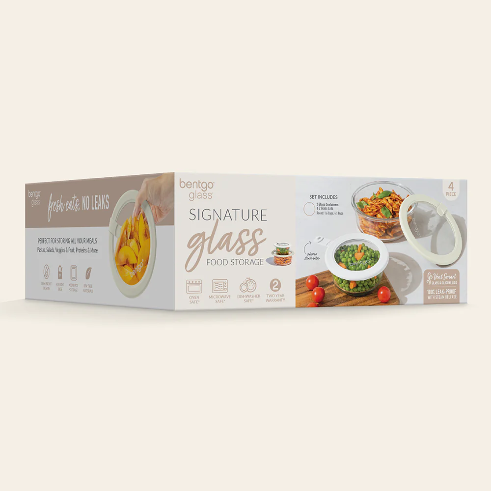 Bentgo Signature Glass Food Storage Set (4-Piece) - Image 7